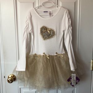 Blueberi boulevard dress with tulle